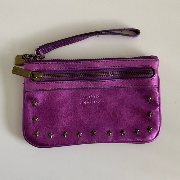 Vera Wang Princess Purple Metallic Wristlet - Picture 2 of 5
